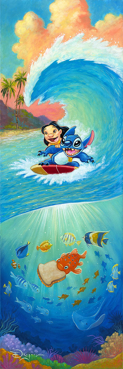 Surf Rider Stitch - Disney Limited Edition By Arcy – Disney Art On Main  Street