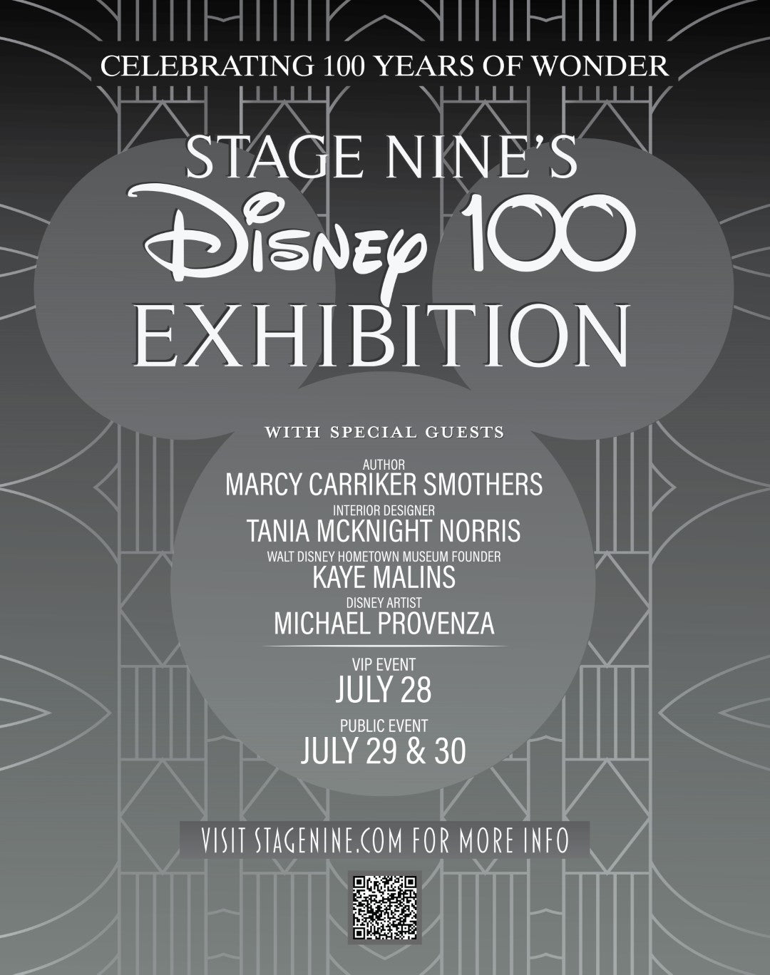 Stage Nine's Disney 100 Exhibition VIP Event