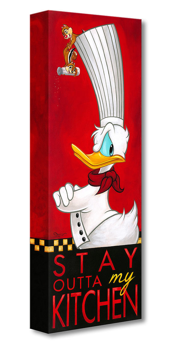Stay Outta My Kitchen - Disney Treasure On Canvas