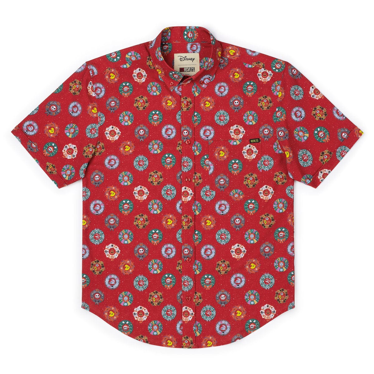 RSVLTS-Disney-Tim Burton's-The Nightmare Before Christmas-Wreathing Havoc-Short Sleeve Shirt