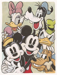 The Fabulous Six-Disney Treasure on Canvas