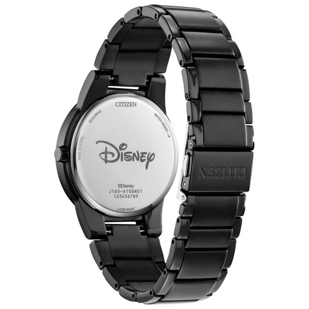 Citizen Eco-Drive Mickey Fiesta Black Stainless Steel Bracelet Watch