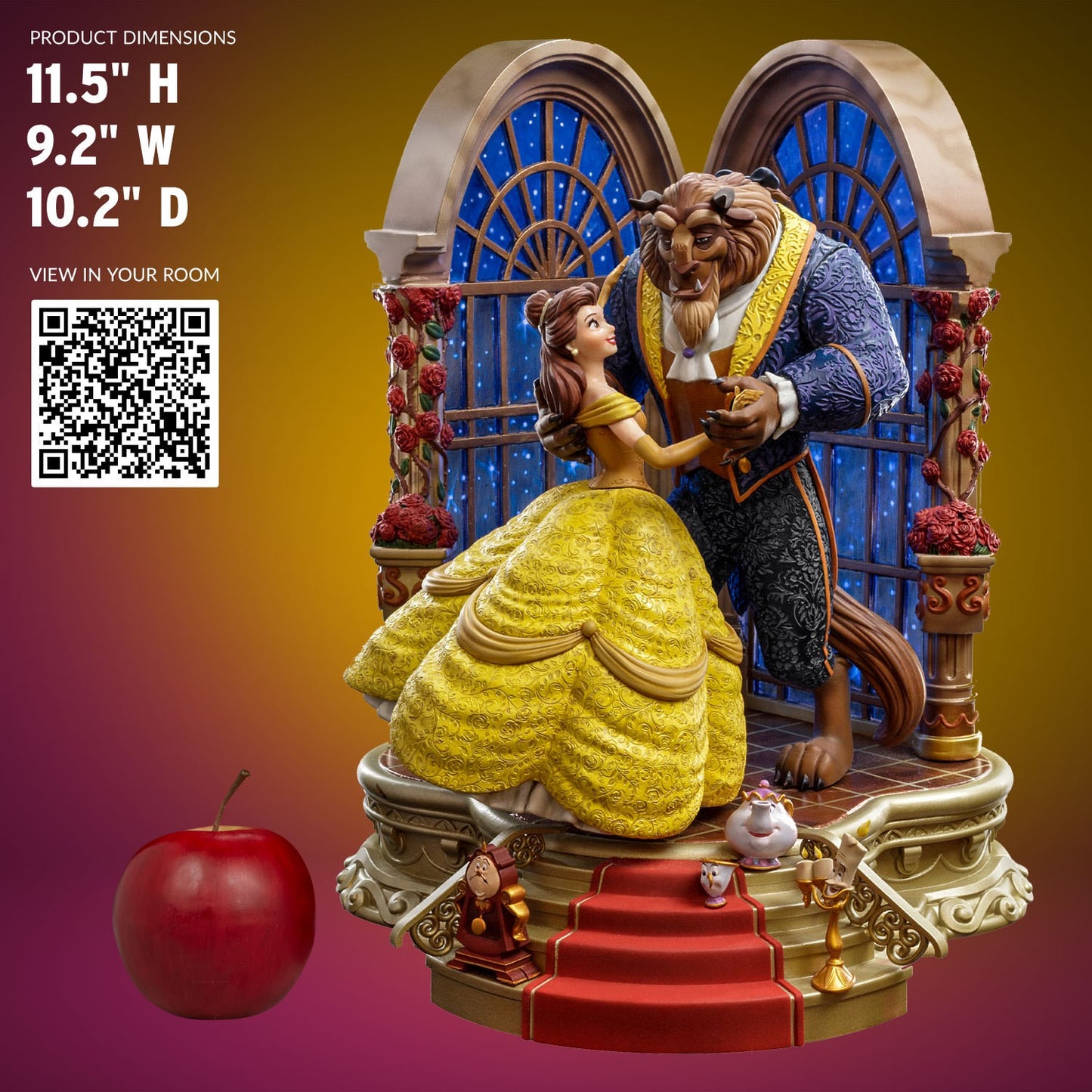 Beauty and The Beast Deluxe 1:10 Statue
