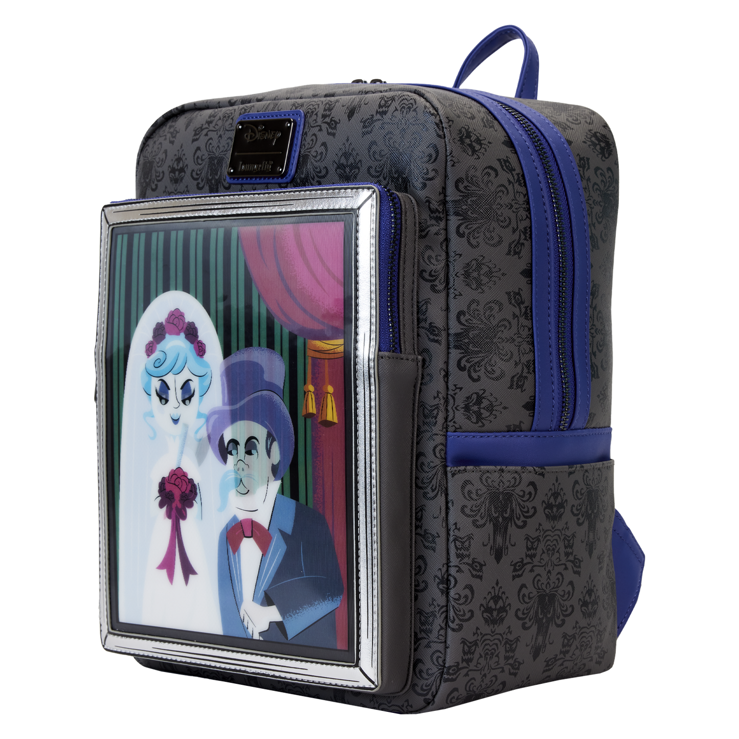 Disney Haunted Mansion Black Widow Bride Lenticular Mini Backpack
