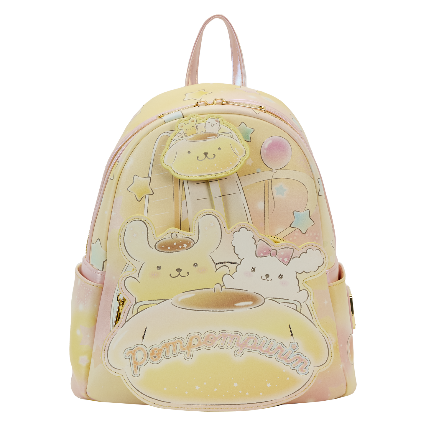 sanrio pompompurin Carnival Glow in the dark mini backpack