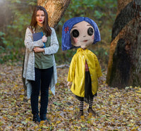 Coraline with Button Eyes 5' Life-Size Plush