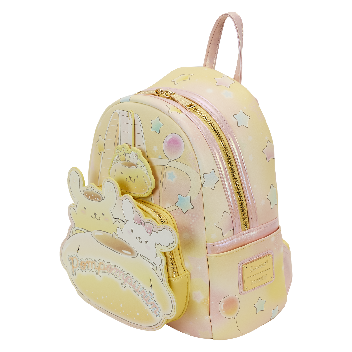 sanrio pompompurin Carnival Glow in the dark mini backpack