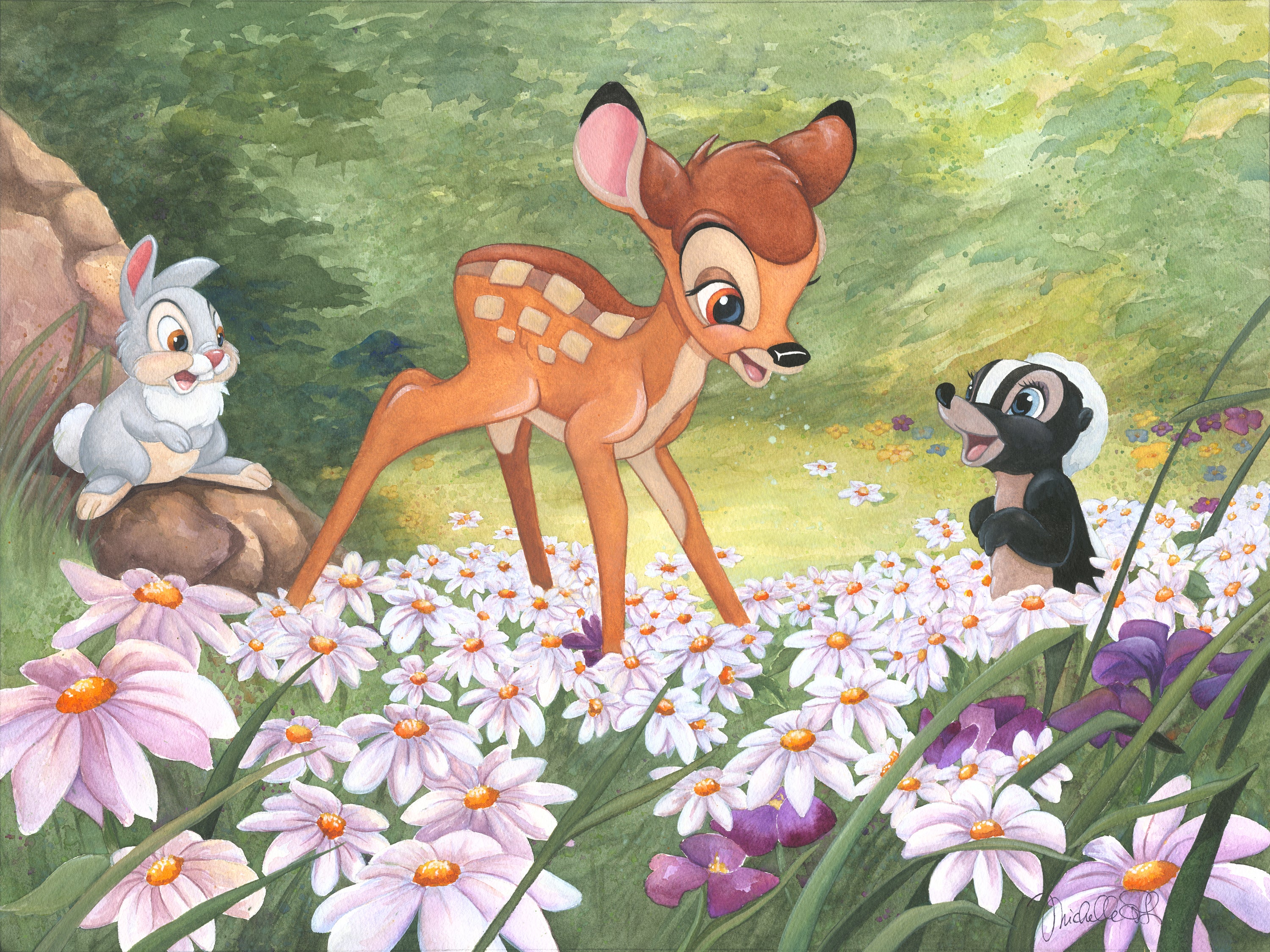 新品　WDW限定 ディズニー　アート　ミシェルセントローレン Mickey Mouse Disney Fine Art Michelle St. Laurent Signed Lt Ed 195