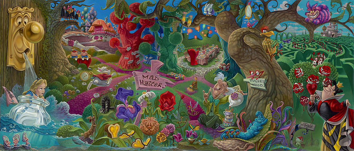 Wonderland-Disney Treasure on Canvas