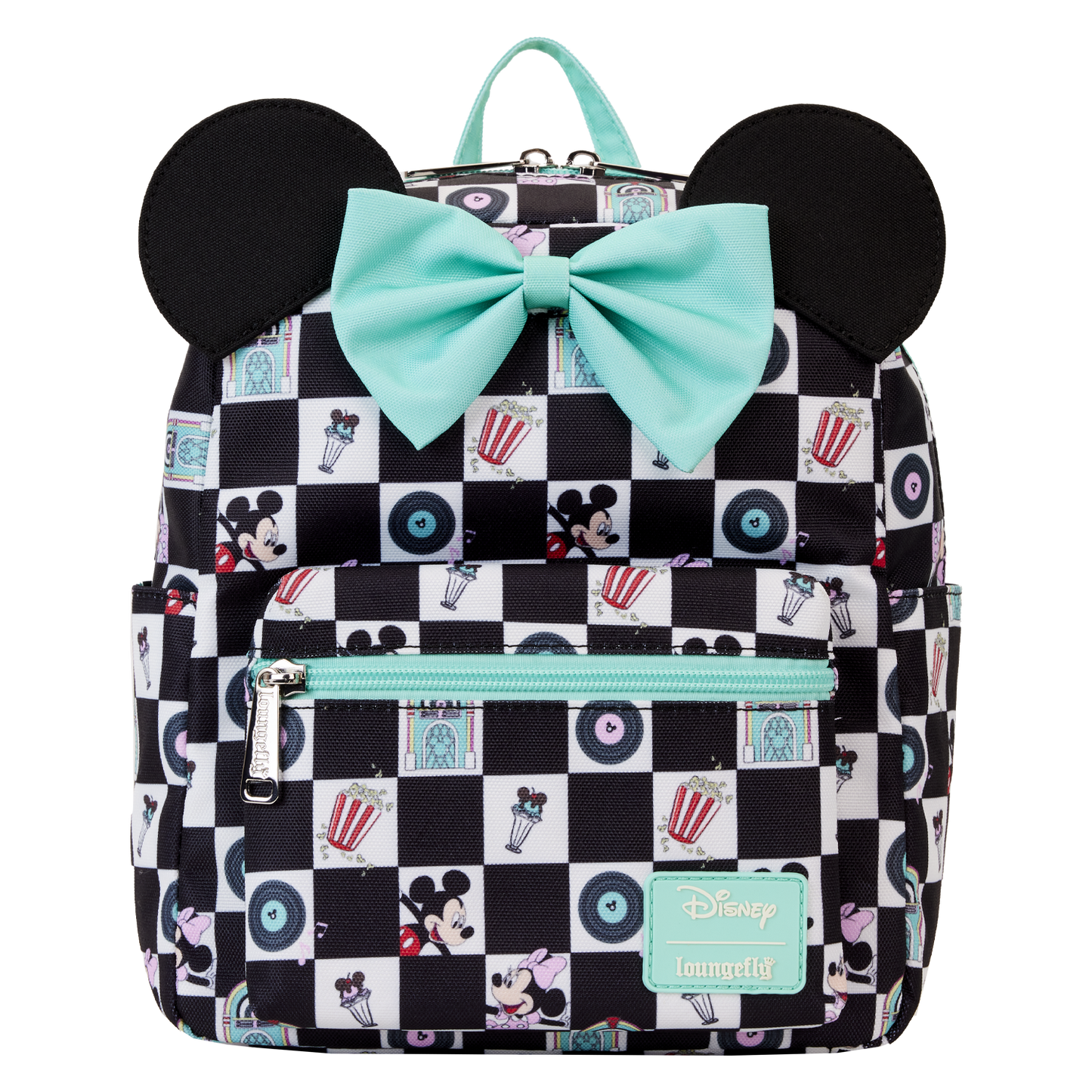 Disney Mickey and Minnie Date Night Diner Nylon Mini Backpack