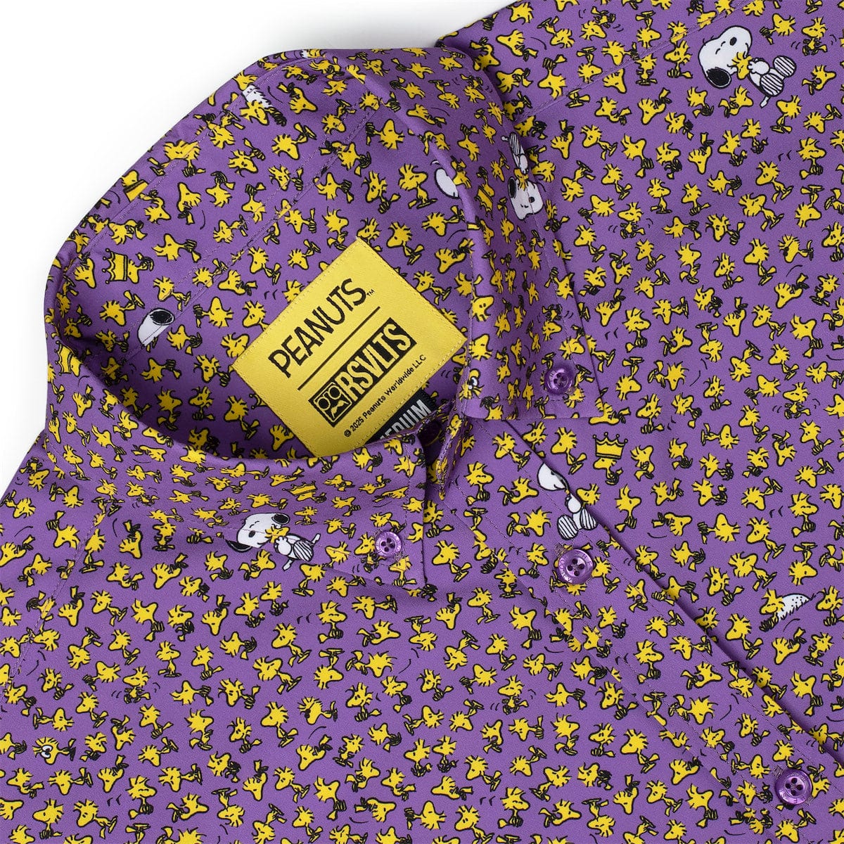 RSVLTS-Peanuts-Bird & Beagle-Short Sleeve Shirt