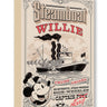 Steamboat Willie (Gold) - Disney Treasure On Canvas