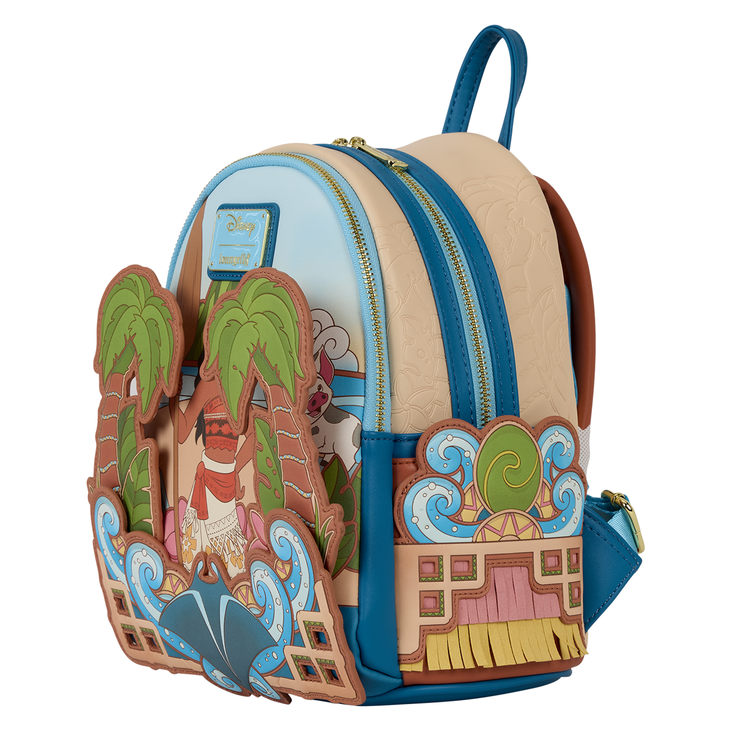 disneyland loungefly mini backpack Moana of Motonui Mini-Backpack