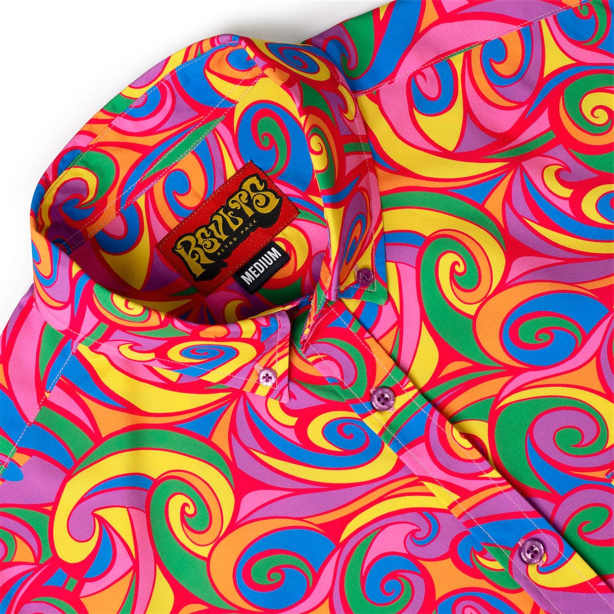 RSVLTS-Retro Swirls-Yeah Maaaaan-Short Sleeve Shirt
