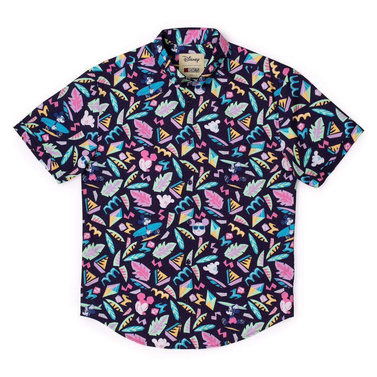 RSVLTS-Disney's-Surfin' Mickey-Short Sleeve Shirt – Stage Nine