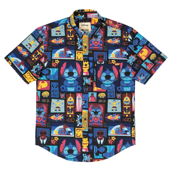 RSVLTS-Disney's Lilo & Stitch-"Tiki-Terrestrial"-Short Sleeve Shirt