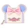 LF Minnie Mouse Floral & Lace Ears Zip Around Wallet
