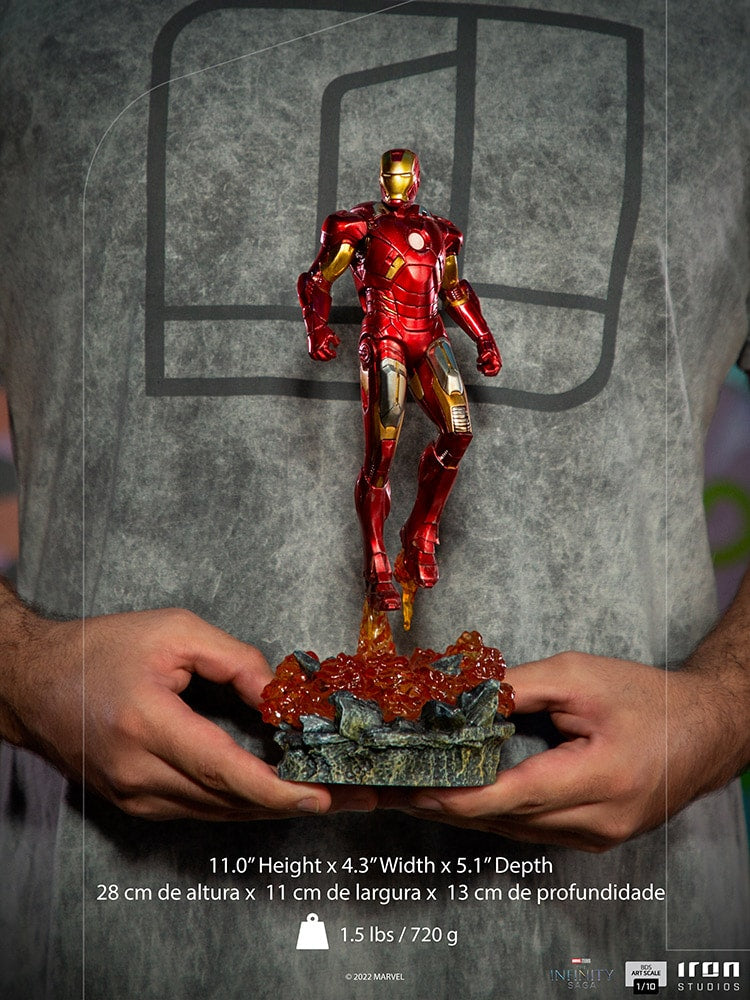Iron Man Battle OF NY 1:10 Scale Statue