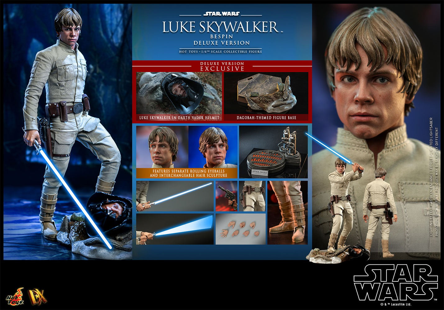 Luke Skywalker Bespin Deluxe 1:6 Scale Figure