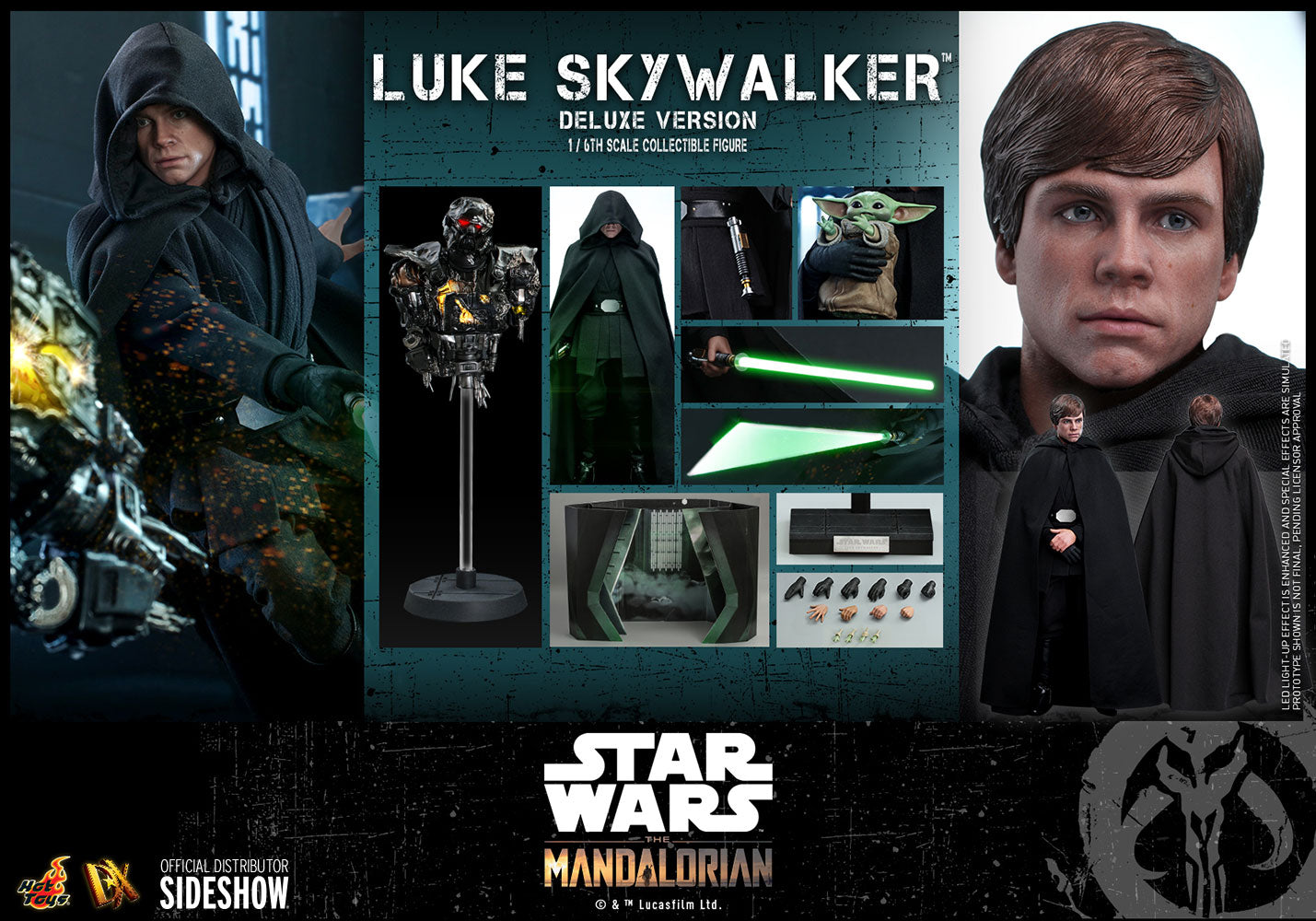 Luke Skywalker Deluxe 1:6 scale The Mandalorian figure