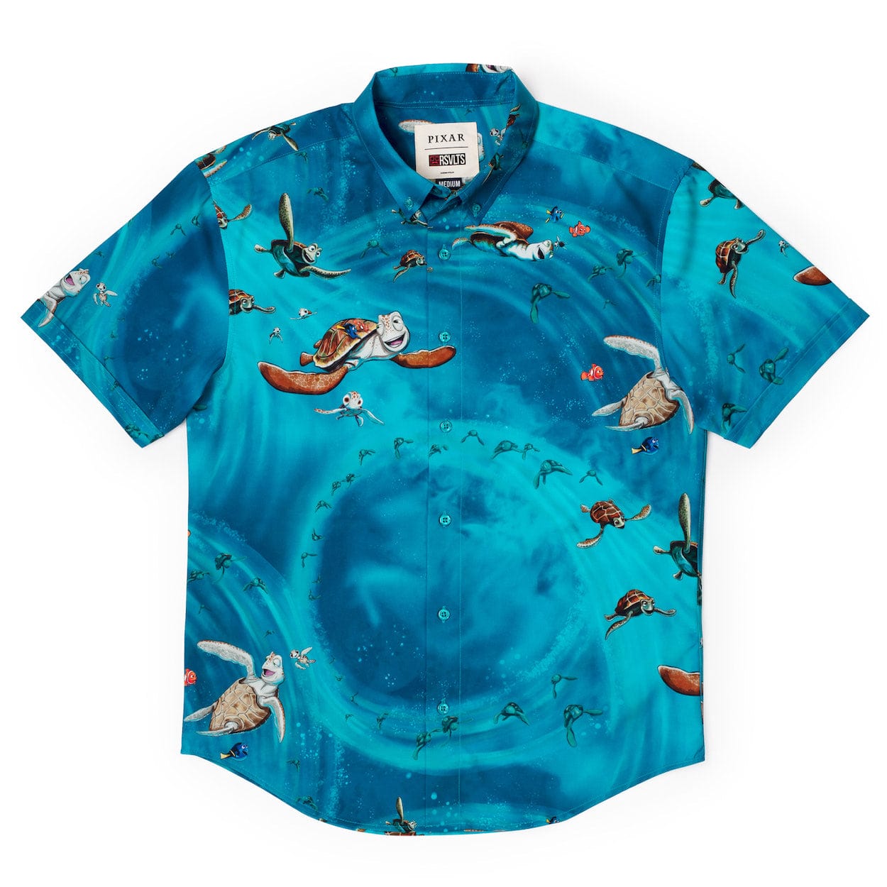 RSVLTS Finding Nemo The E.A.C. Dude! Short Sleeve Shirt