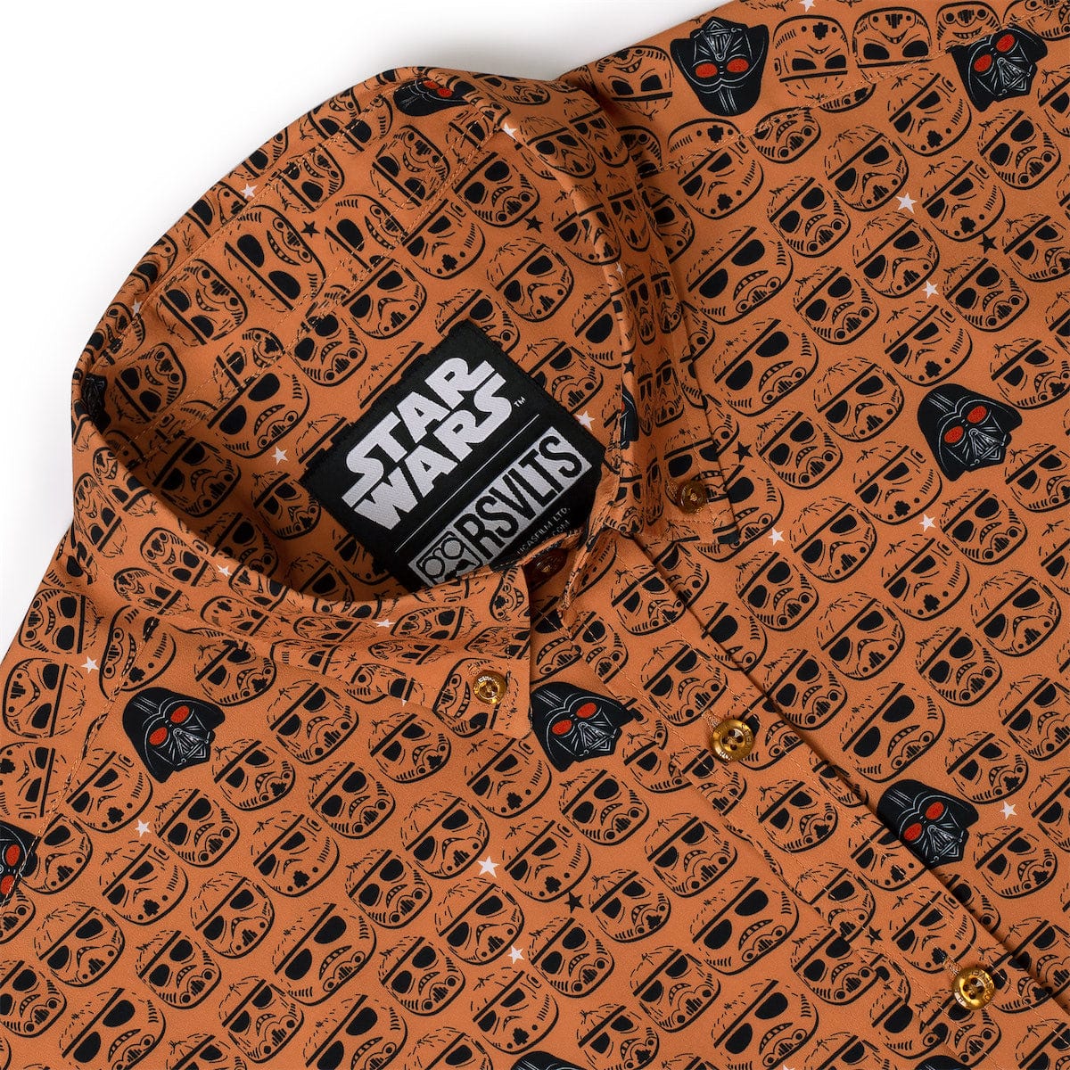 RSVLTS-Star Wars-Carved Wars-Short Sleeve Shirt 4XL RSVLTS-Star Wars-Carved Wars-Short Sleeve Shirt 4XL