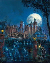 Haunted Mansion-Disney Treasure on Canvas