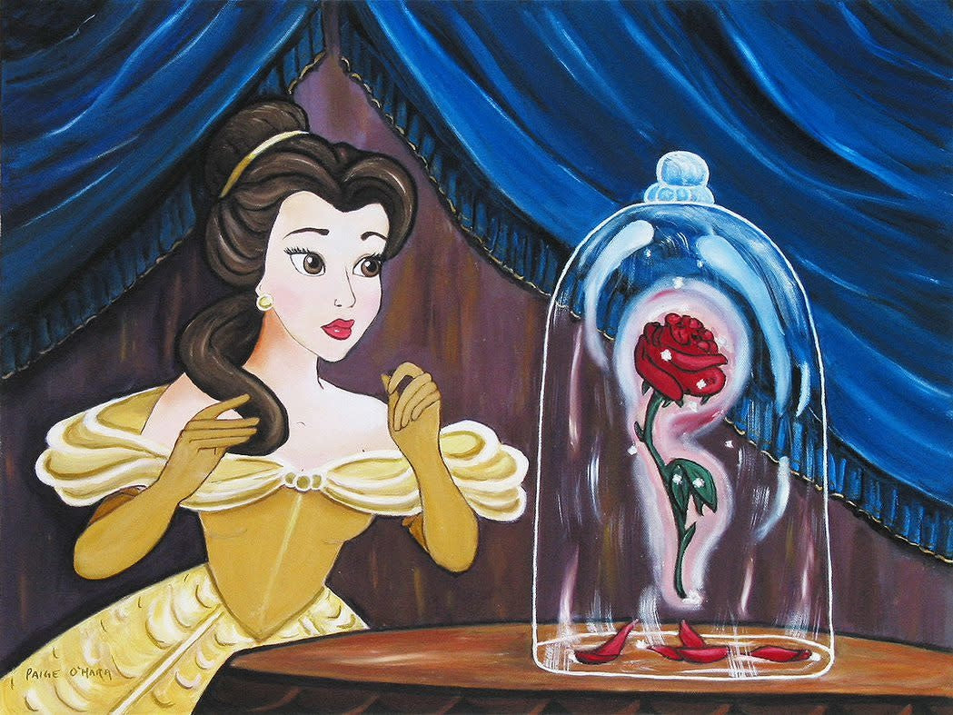 Enchanted Rose - Disney Treasure On Canvas