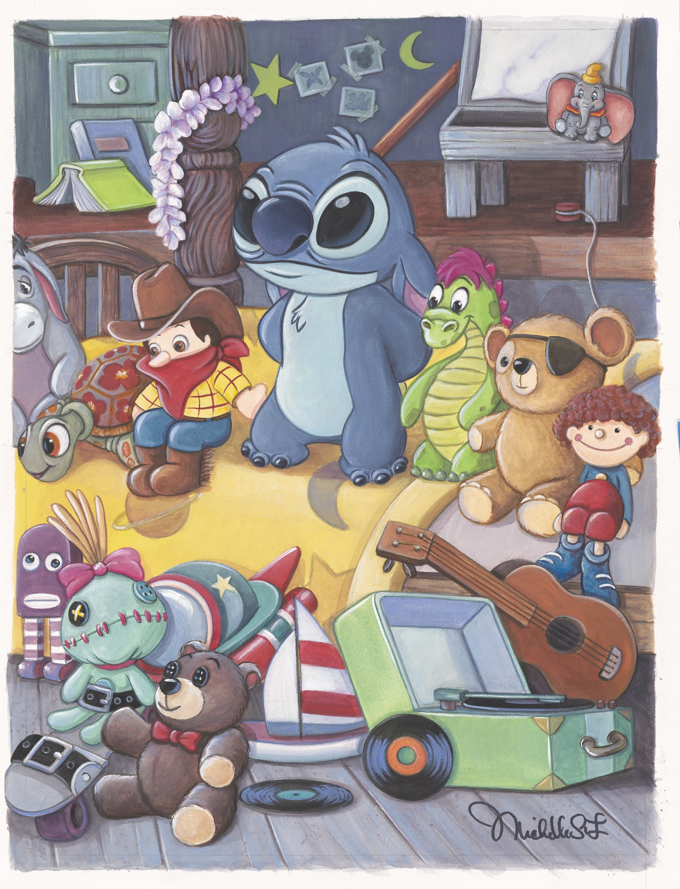 Lilo's Toys - Disney Treasure on Canvas