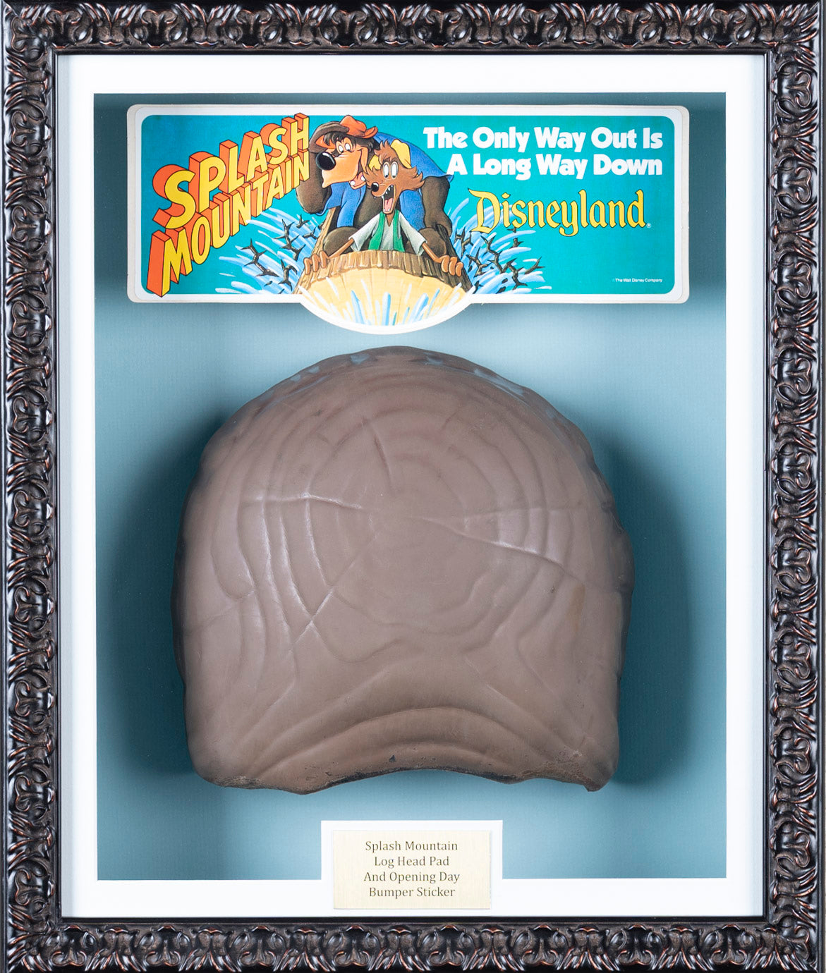 Splash Mountain Head Pad with Opening Day Bumper Sticker