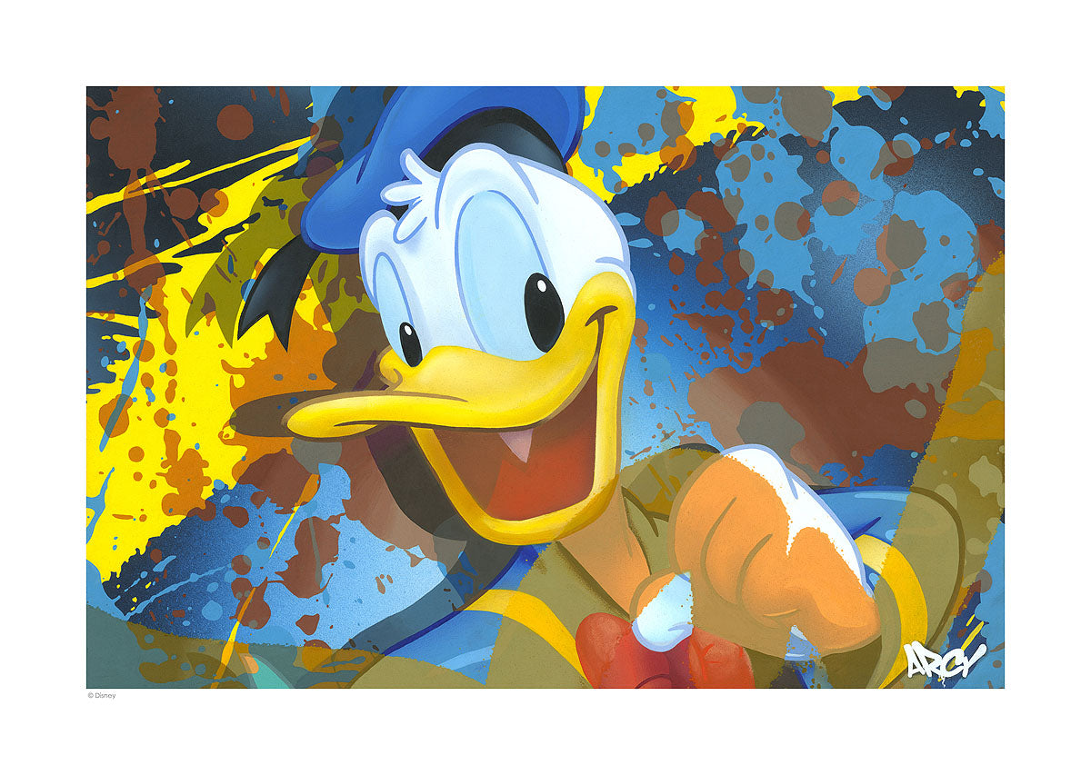 Donald Duck - Lithograph on paper