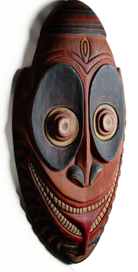 Original "New Guinea" Carved Tiki Mask