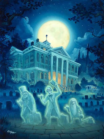 Beware of Hitchhiking Ghosts-AP(Lowest Available)-Framed