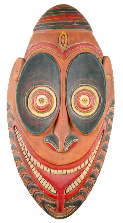 Original "New Guinea" Carved Tiki Mask