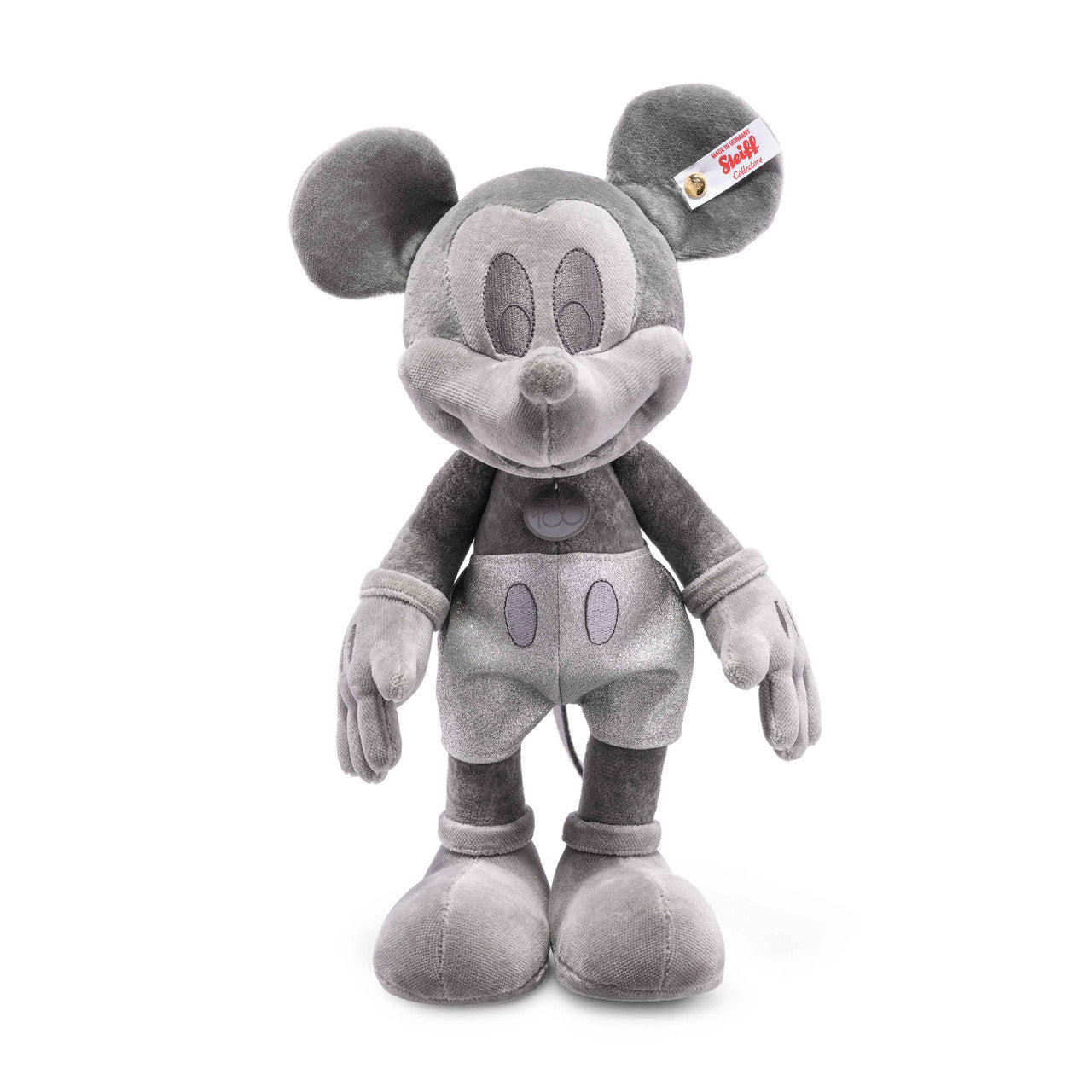 Steiff Disney Platinum Mickey Mouse 100 Anniversary