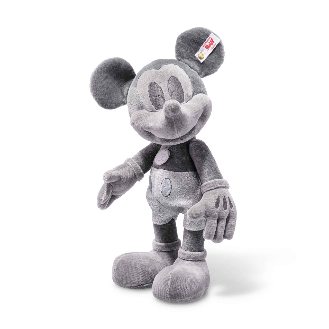 Steiff Disney Platinum Mickey Mouse 100 Anniversary