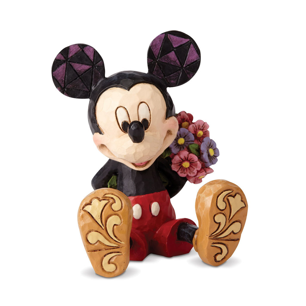 Mickey with Flowers Figure