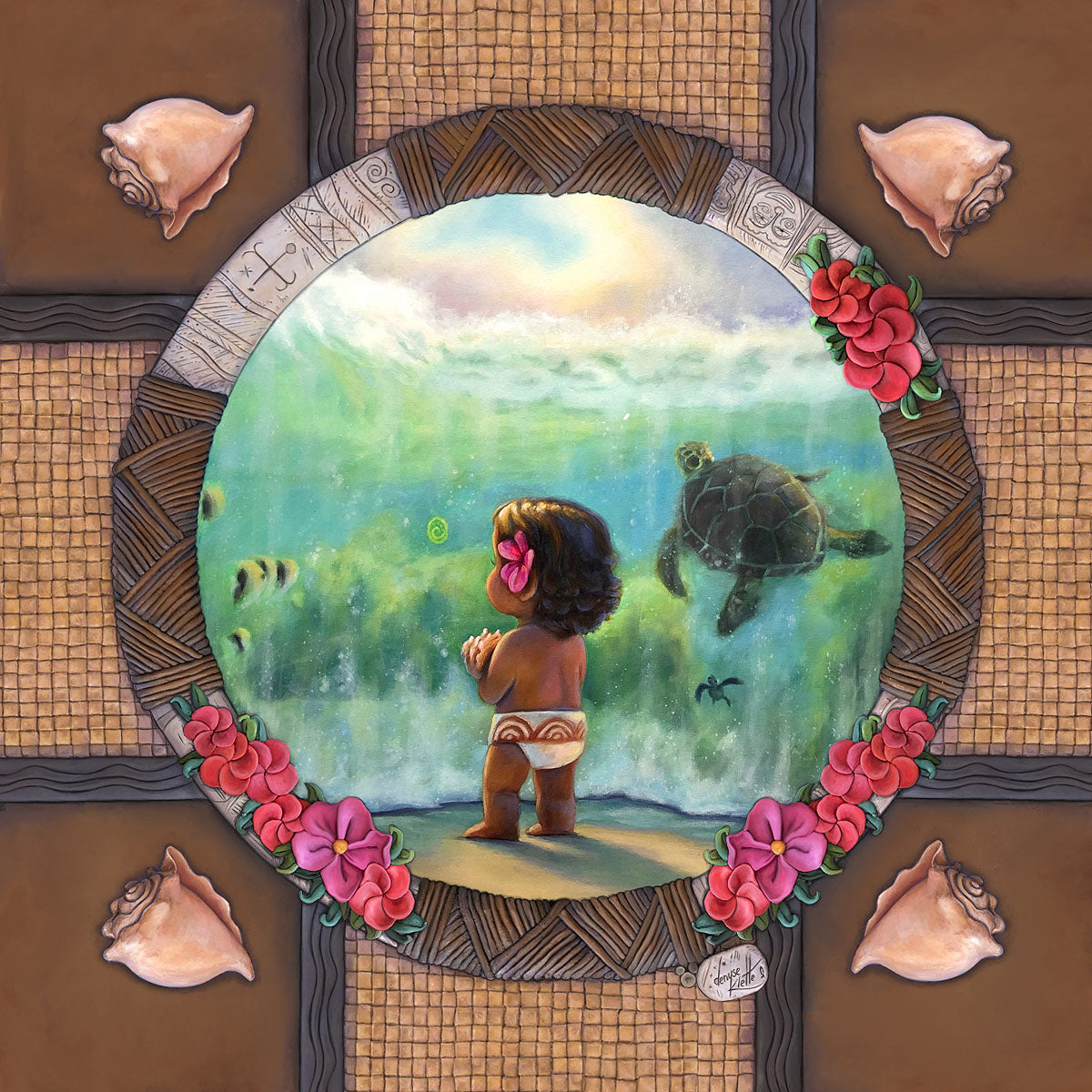 The Ocean Chose You - Disney Treasure On Canvas