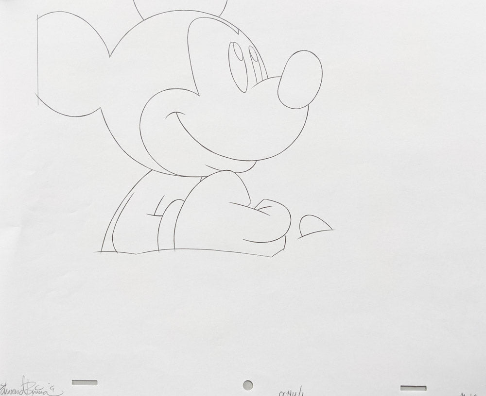 Mickey Mouse Production Drawing