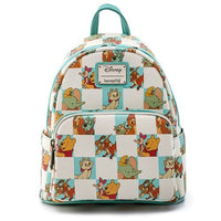 Loungefly Multi Character Checkered Mini Backpack