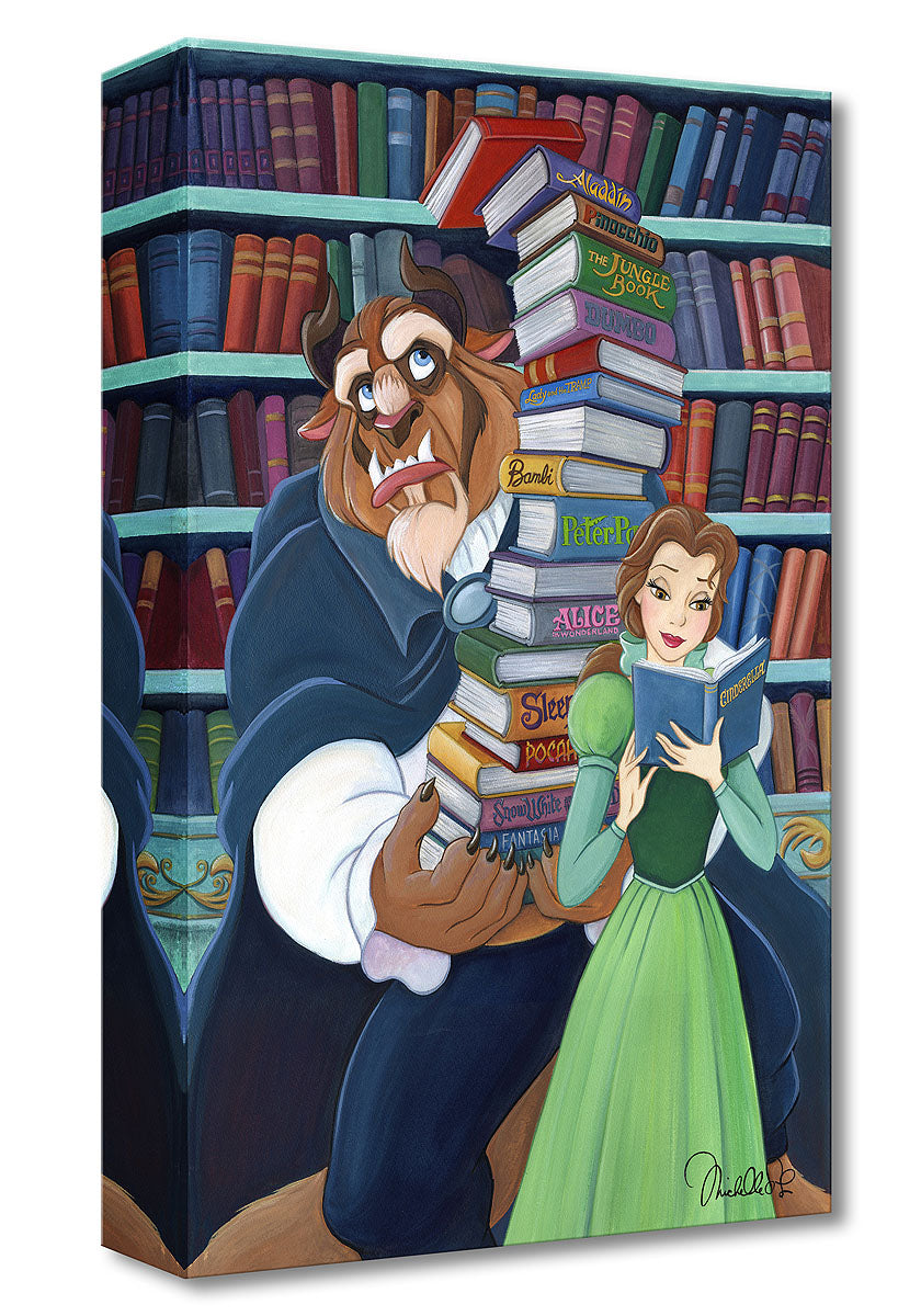 Belle's Books - Disney Treasure On Canvas