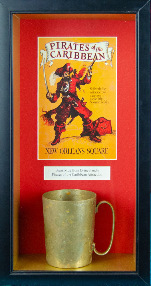Brass Mug from Disney World's Pirates of the Caribbean Attraction
