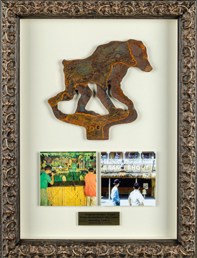 Original Monkey Target From Disneyland's Big Game Shooting Gallery