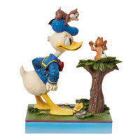 A mischievous Pair Donald With Chip And Dale Figurine