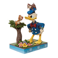 A mischievous Pair Donald With Chip And Dale Figurine