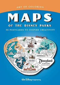 Art of Coloring - Maps of the Disney Parks