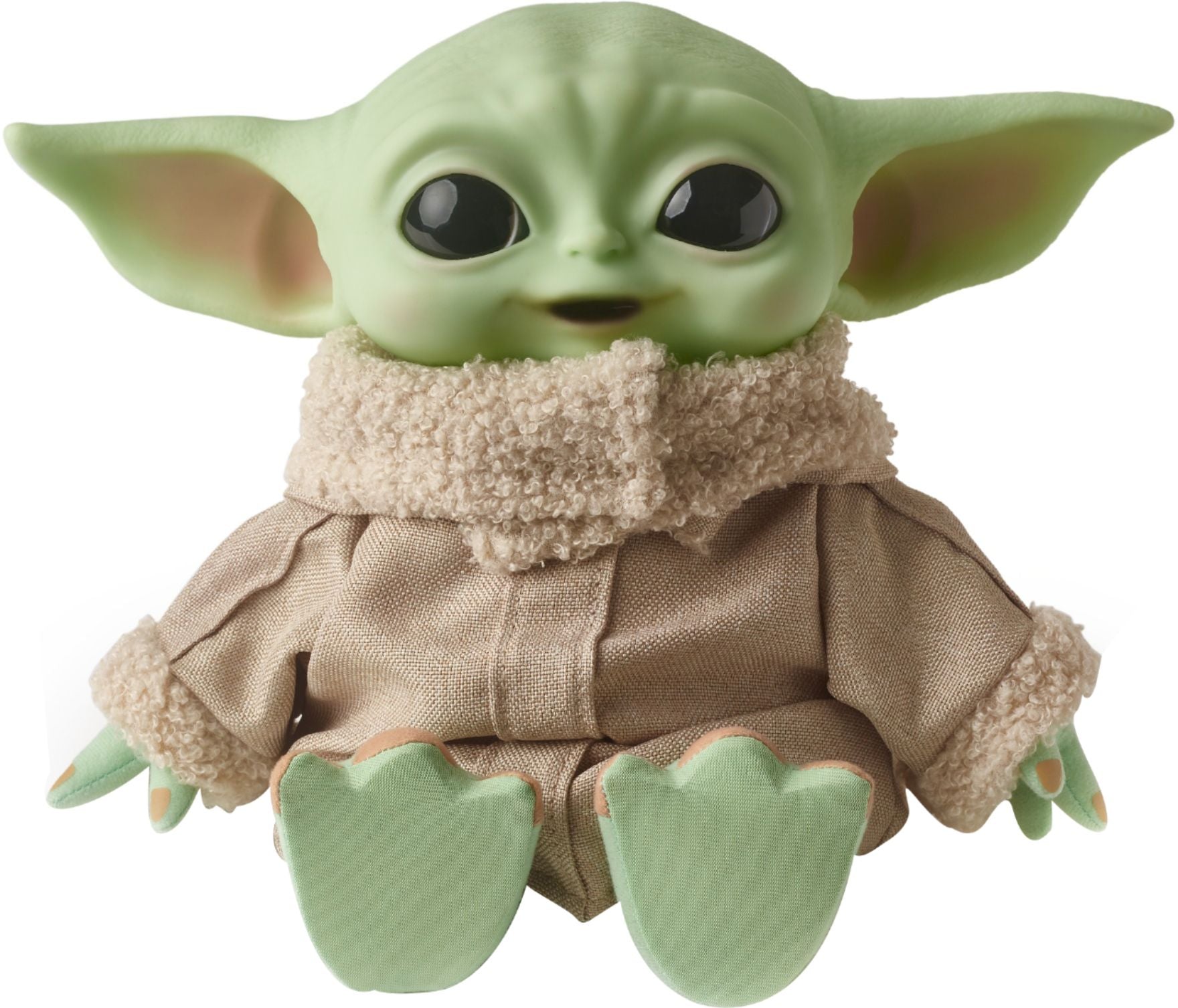 Star Wars Plush Toy, Grogu Soft Doll from The Mandalorian, 8-in