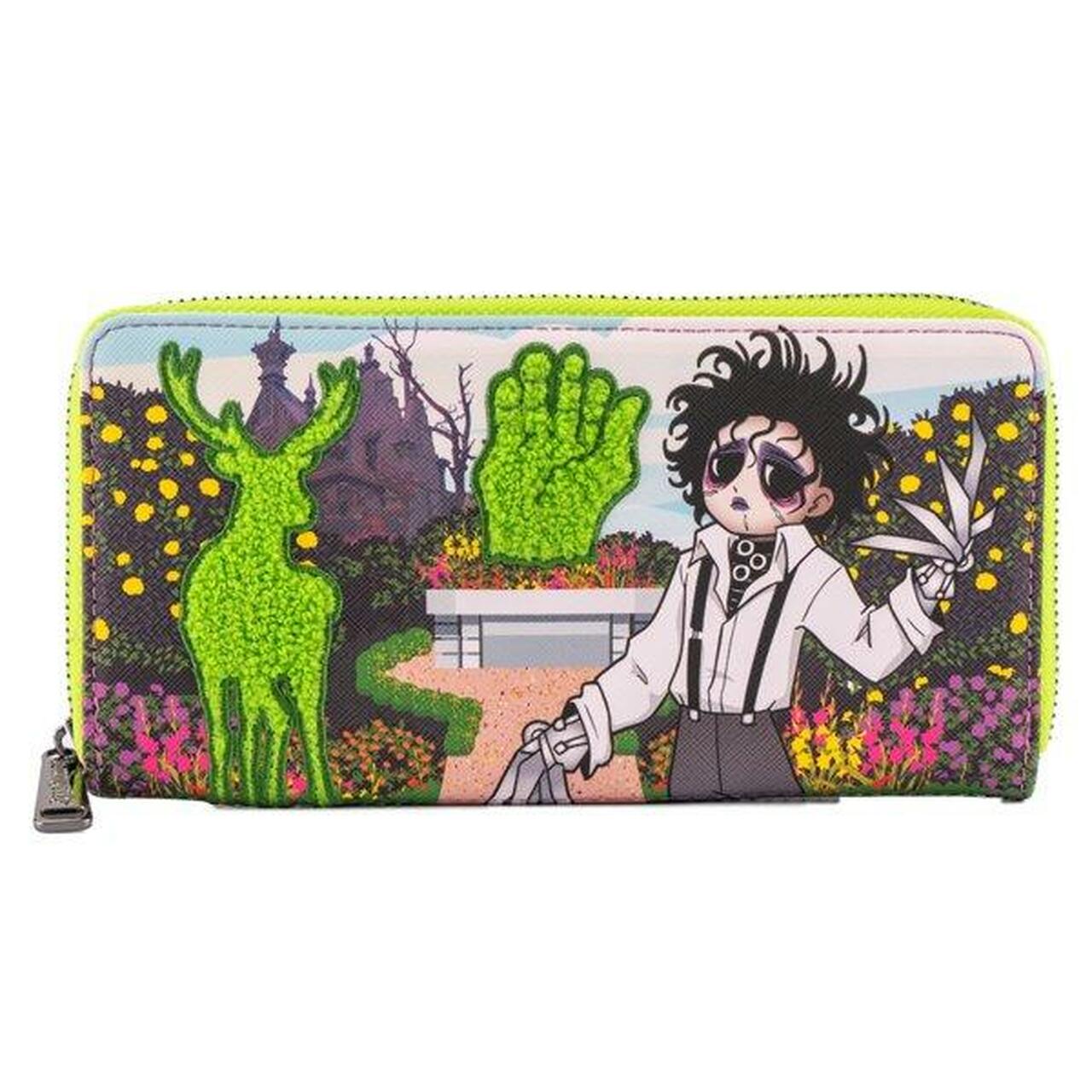 Edward Scissorhands Topiary Zip Around Wallet