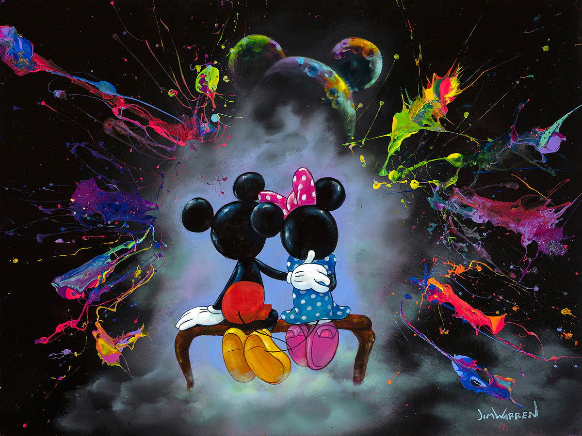 Mickey and Minnie Enjoy The View- LE