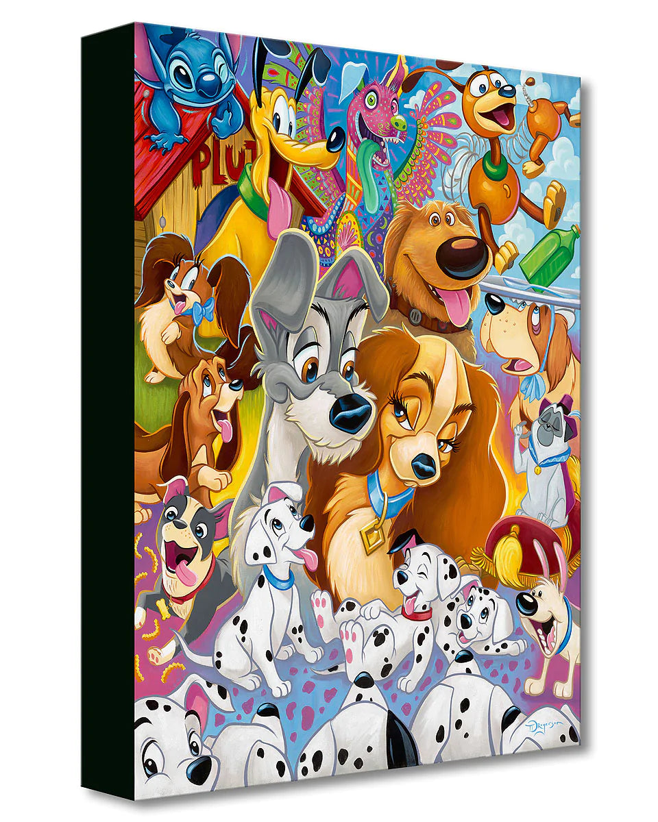 So Many Disney Dogs - Disney Treasure on Canvas